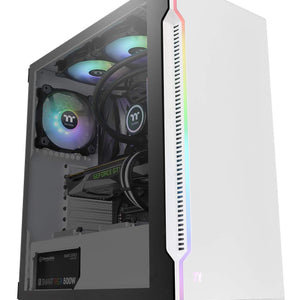 ATX CASE THERMALTAKE H200 TG SNOW RGB WHITE | CA-1M3-00M6WN-00