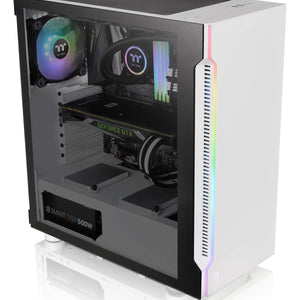 ATX CASE THERMALTAKE H200 TG SNOW RGB WHITE | CA-1M3-00M6WN-00