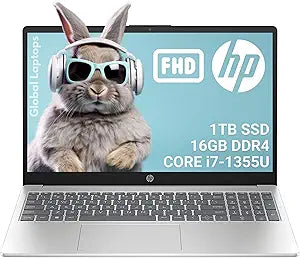 HP 15.6 inch Windows Laptop Laptop with Micro-Edge Full HD