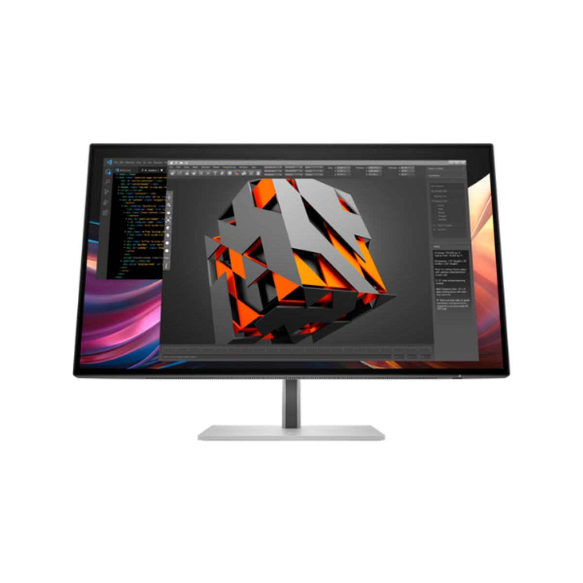 HP S7 Pro 727pq 27" QHD(2560 x 1440) 120Hz Monitor, Anti-glare, HDMI, USB-C, DP, Height/Tilt/Swivel/Pivot, Adjustable, 1 Year Warranty | 8J4D8UT