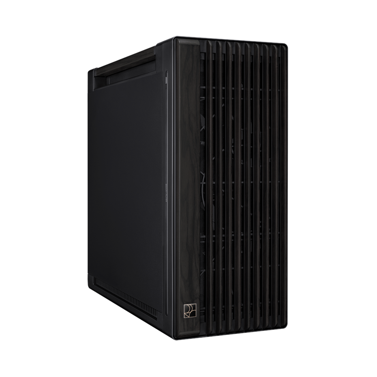 Asus ProArt PA602 Wood Edition E-ATX PC Case, Ash wood & Metal Panels, Front panel dust detection, 3 x Fans, 440mm GPU Support, USB 3.2 Gen 2, Black, 1 Year Warranty | 90DC00J0-B09020