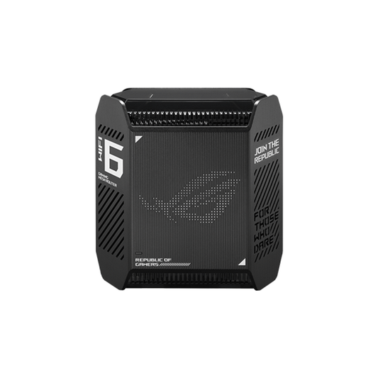 ASUS TRI BAND ROUTER WIFI 6 ROG RAPTURE GT6 1 Pack, Black Color | 90IG07F0-MU9A10
