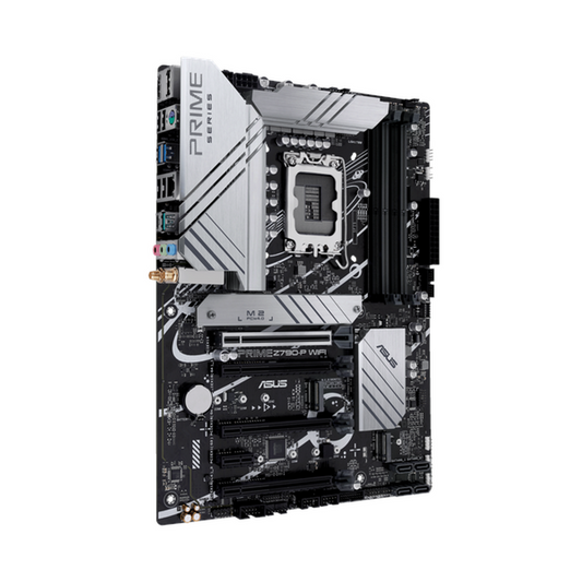 Asus PRIME Z790-P WiFi Motherboard, LGA 1700 Socket, ATX Form Factor, DDR5 Ram, PCIe 5.0 With SafeSlot Core+, Wi-Fi 6, Bluetooth v5.2, USB 20Gbps, HDMI, DisplayPort, Realtek 2.5Gb Ethernet With Asus LANGuard, Aura Sync, 1 Year Warranty | 90MB1CJ0-M1EAYO