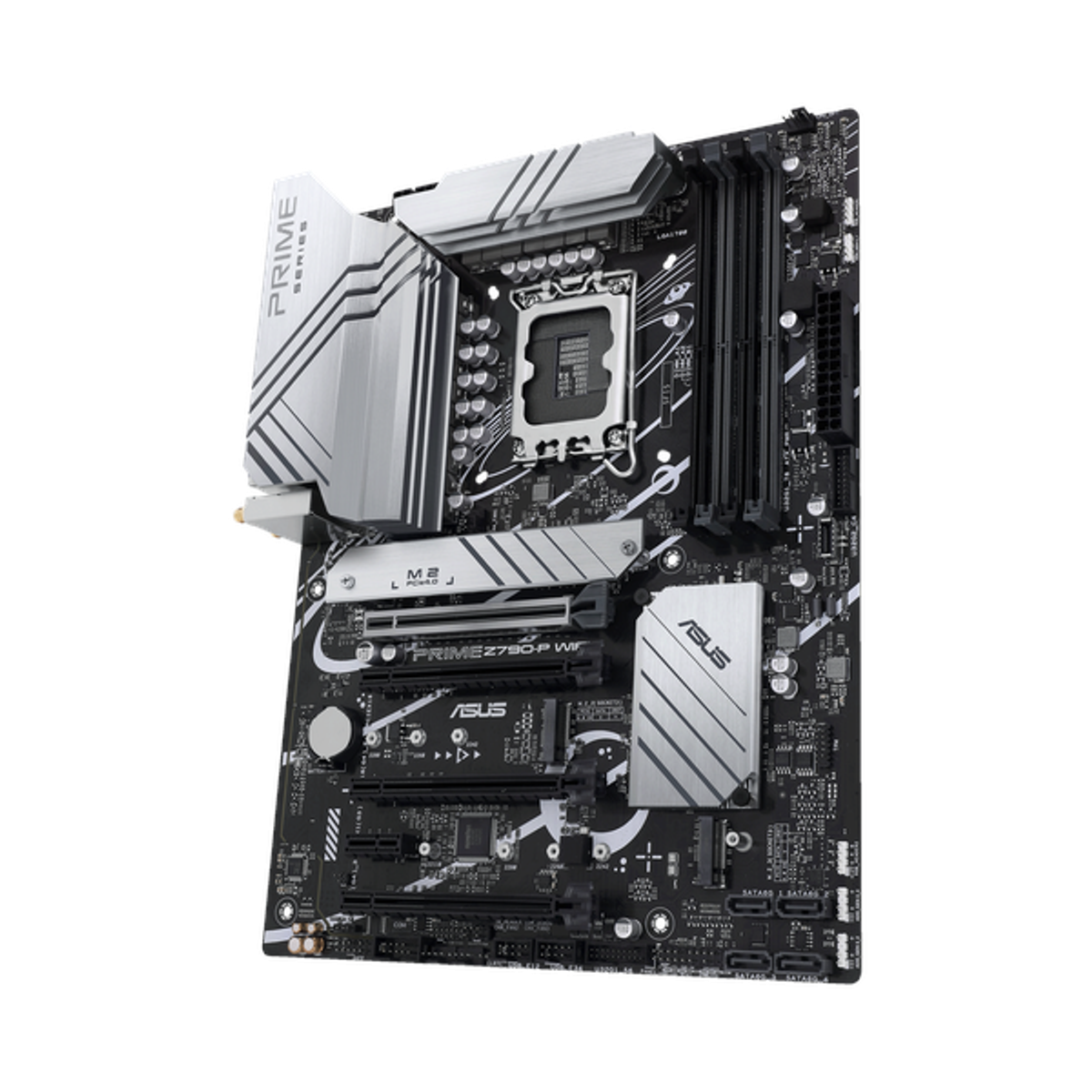 Asus PRIME Z790-P WiFi Motherboard, LGA 1700 Socket, ATX Form Factor, DDR5 Ram, PCIe 5.0 With SafeSlot Core+, Wi-Fi 6, Bluetooth v5.2, USB 20Gbps, HDMI, DisplayPort, Realtek 2.5Gb Ethernet With Asus LANGuard, Aura Sync, 1 Year Warranty | 90MB1CJ0-M1EAYO