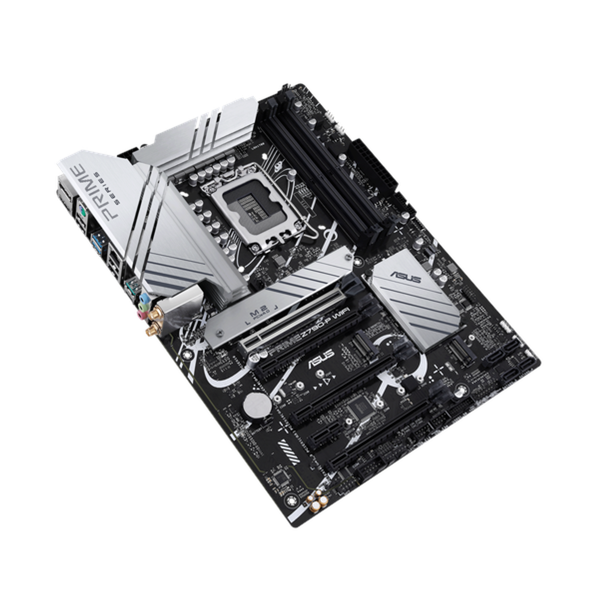 Asus PRIME Z790-P WiFi Motherboard, LGA 1700 Socket, ATX Form Factor, DDR5 Ram, PCIe 5.0 With SafeSlot Core+, Wi-Fi 6, Bluetooth v5.2, USB 20Gbps, HDMI, DisplayPort, Realtek 2.5Gb Ethernet With Asus LANGuard, Aura Sync, 1 Year Warranty | 90MB1CJ0-M1EAYO