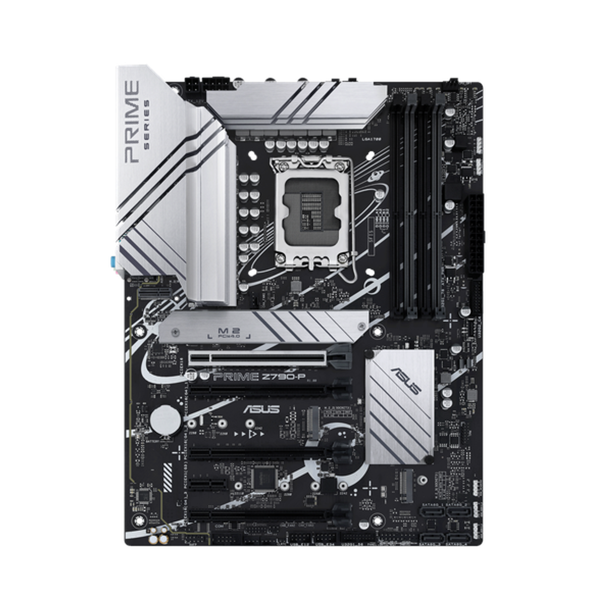 Asus PRIME Z790-P Motherboard, LGA 1700 Socket, ATX Form Factor, DDR5 Ram, PCIe 5.0 With SafeSlot Core+, USB 20Gbps, HDMI, DisplayPort, Realtek 2.5Gb Ethernet With Asus LANGuard, Aura Sync, 1 Year Warranty | 90MB1CK0-M1EAY0