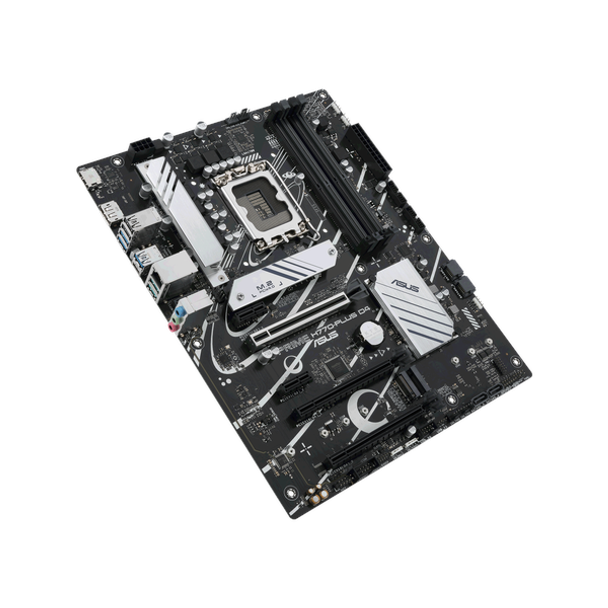 Asus PRIME H770-PLUS D4 Motherboard, LGA 1700 Socket, ATX Form Factor, DDR4 Ram, PCIe 5.0 With SafeSlot Core+, USB 10Gbps, HDMI, DisplayPort, Realtek 2.5Gb Ethernet With Asus LANGuard, Aura Sync, 1 Year Warranty | 90MB1CU0-M0NA00