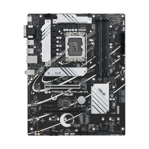 Asus PRIME B760-Plus D4 Motherboard, LGA 1700 Socket, ATX Form Factor, DDR4 Ram, PCIe 5.0, USB 3.2 Gen 2, HDMI, DisplayPort, VGA, Realtek 2.5Gb Ethernet, Asus 5X Protection III, Aura Sync RGB Lighting, 1 Year Warranty | 90MB1CW0-M0EAY0