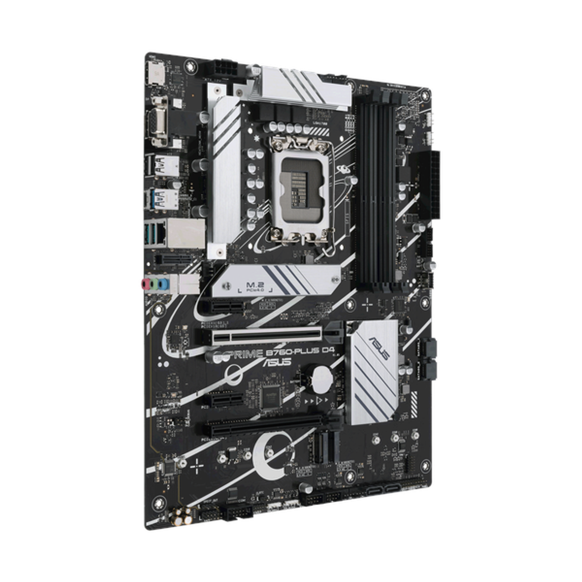 Asus PRIME B760-Plus D4 Motherboard, LGA 1700 Socket, ATX Form Factor, DDR4 Ram, PCIe 5.0, USB 3.2 Gen 2, HDMI, DisplayPort, VGA, Realtek 2.5Gb Ethernet, Asus 5X Protection III, Aura Sync RGB Lighting, 1 Year Warranty | 90MB1CW0-M0EAY0