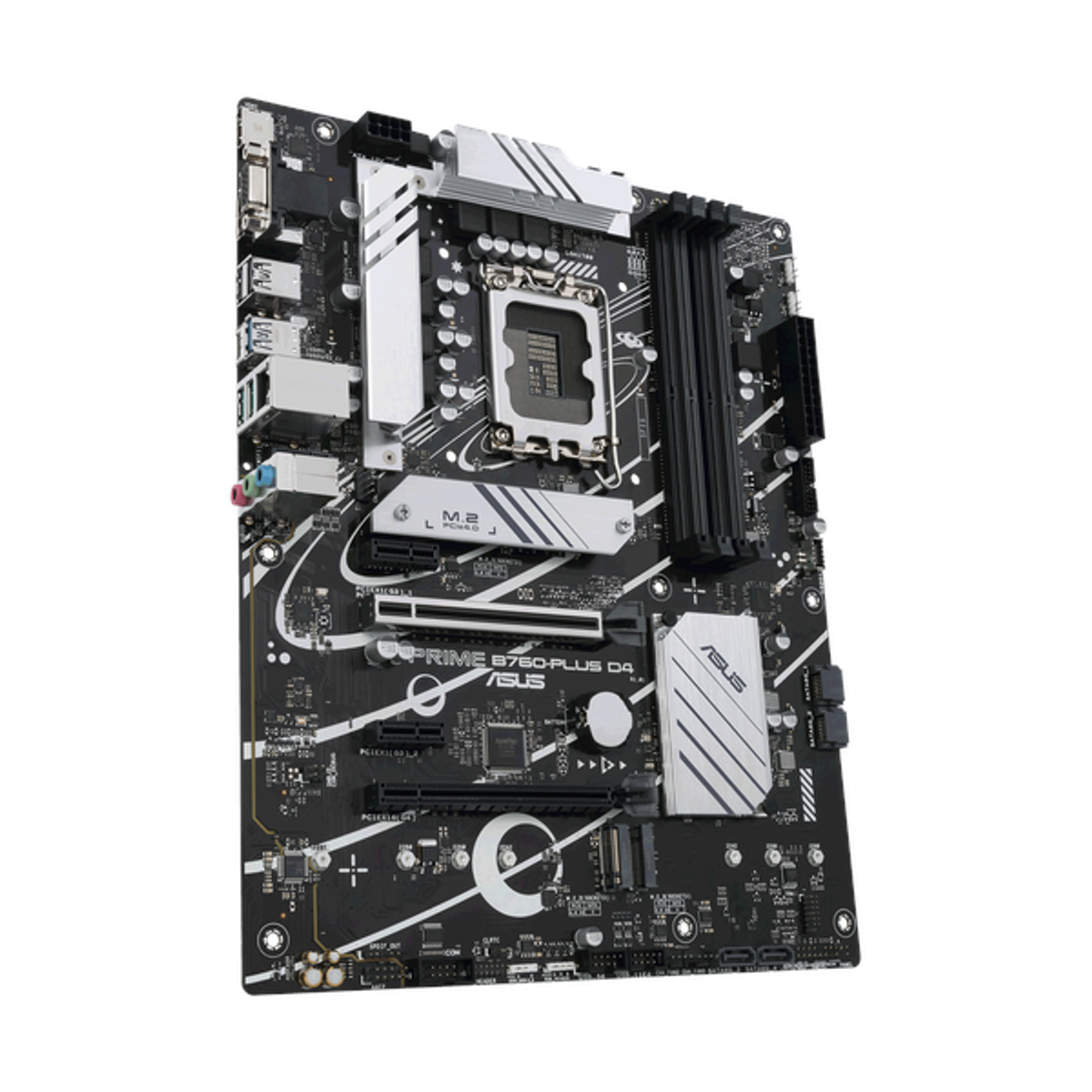 Asus PRIME B760-Plus D4 Motherboard, LGA 1700 Socket, ATX Form Factor, DDR4 Ram, PCIe 5.0, USB 3.2 Gen 2, HDMI, DisplayPort, VGA, Realtek 2.5Gb Ethernet, Asus 5X Protection III, Aura Sync RGB Lighting, 1 Year Warranty | 90MB1CW0-M0EAY0