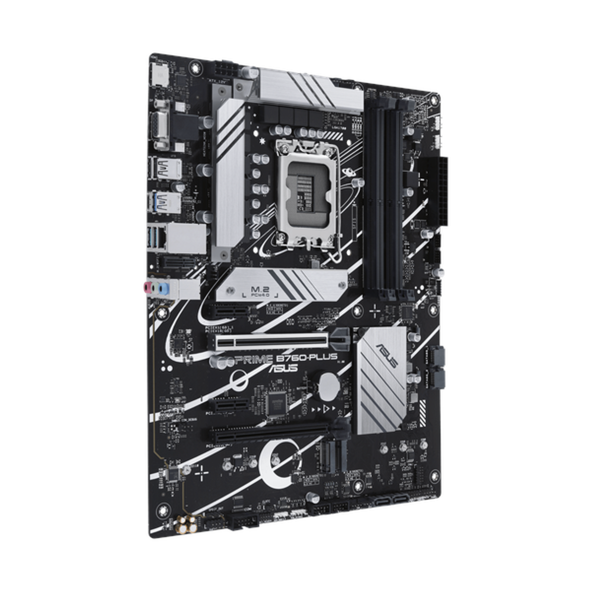 Asus PRIME B760-Plus Motherboard, LGA 1700 Socket, ATX Form Factor, DDR5 Ram, PCIe 5.0, USB 3.2 Gen 2, HDMI, DisplayPort, VGA, Realtek 2.5Gb Ethernet, Asus 5X Protection III, Aura Sync, 1 Year Warranty | 90MB1EF0-M1EAY0