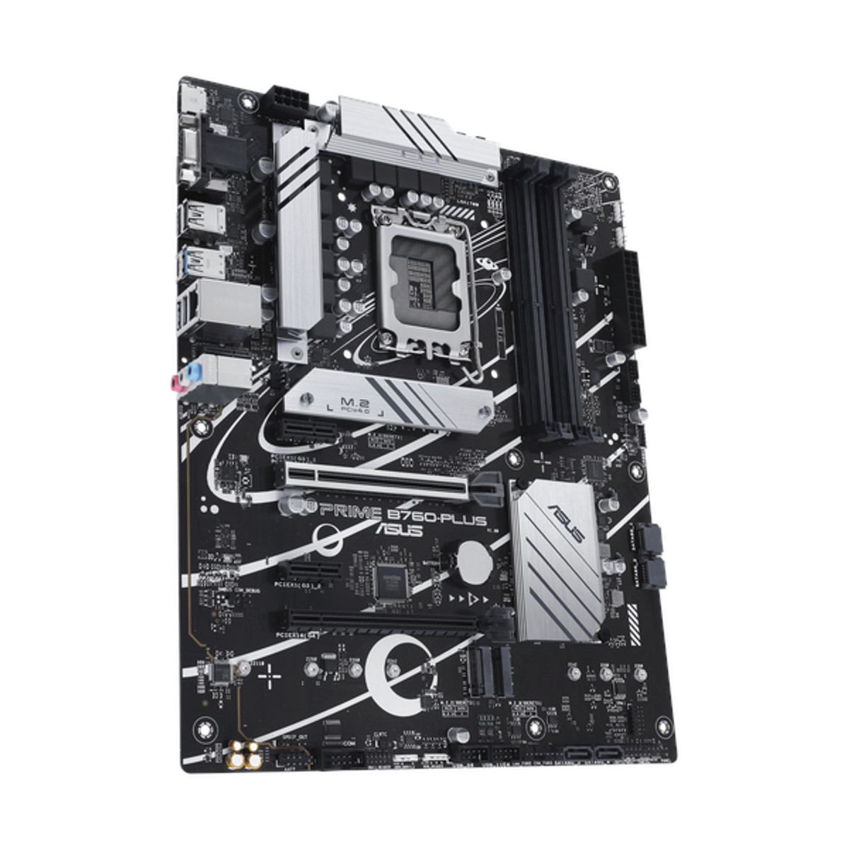 Asus PRIME B760-Plus Motherboard, LGA 1700 Socket, ATX Form Factor, DDR5 Ram, PCIe 5.0, USB 3.2 Gen 2, HDMI, DisplayPort, VGA, Realtek 2.5Gb Ethernet, Asus 5X Protection III, Aura Sync, 1 Year Warranty | 90MB1EF0-M1EAY0