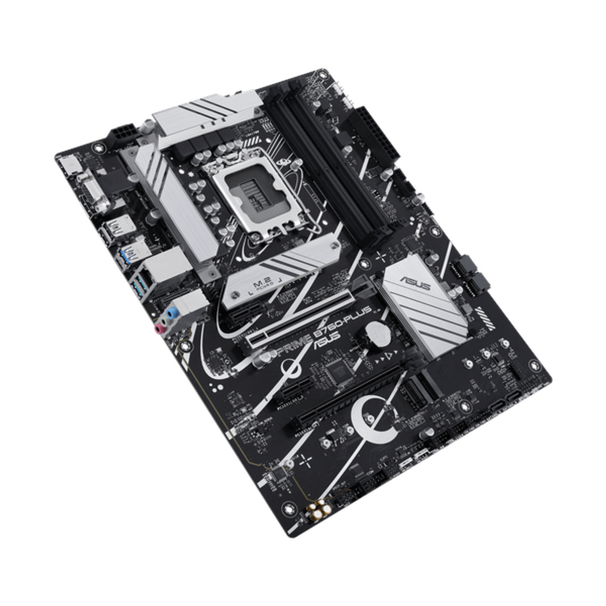 Asus PRIME B760-Plus Motherboard, LGA 1700 Socket, ATX Form Factor, DDR5 Ram, PCIe 5.0, USB 3.2 Gen 2, HDMI, DisplayPort, VGA, Realtek 2.5Gb Ethernet, Asus 5X Protection III, Aura Sync, 1 Year Warranty | 90MB1EF0-M1EAY0