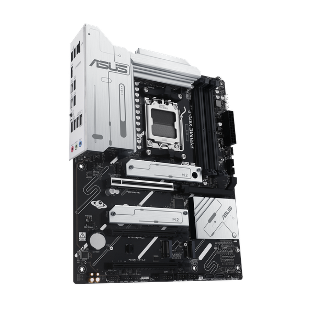 Asus PRIME X870-P Motherboard, AM5 Socket, ATX Form Factor, DDR5 Ram, PCIe 5.0 With SafeSlot Core+, USB4 40Gbps, HDMI, Thunderbolt, Realtek 2.5Gb Ethernet With Asus LANGuard, Aura Sync, 1 Year Warranty | 90MB1IT0-M0EAY0
