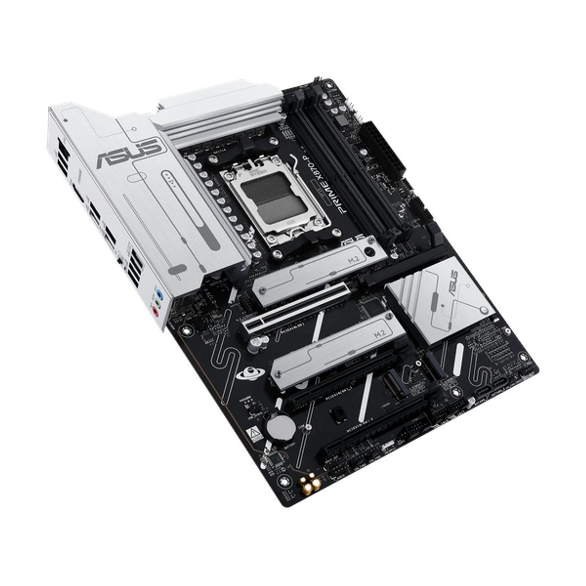 Asus PRIME X870-P Motherboard, AM5 Socket, ATX Form Factor, DDR5 Ram, PCIe 5.0 With SafeSlot Core+, USB4 40Gbps, HDMI, Thunderbolt, Realtek 2.5Gb Ethernet With Asus LANGuard, Aura Sync, 1 Year Warranty | 90MB1IT0-M0EAY0