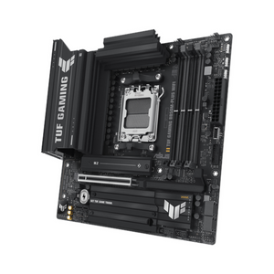 Asus TUF GAMING B850M-PLUS WiFi Motherboard, AM5 Socket, micro-ATX Form Factor, DDR5 Ram, PCIe 5.0 With SafeSlot Core+, Wi-Fi 6E, Bluetooth v5.3, HDMI, DisplayPort, Realtek 2.5Gb Ethernet With TUF LANGuard, Aura Sync, 1 Year Warranty | 90MB1IY0-M0EAY0