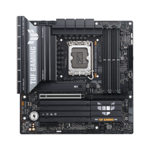 Asus TUF GAMING B860M-PLUS Motherboard, LGA 1851 Socket, micro-ATX Form Factor, DDR5 Ram, PCIe 5.0 With SafeSlot Core+, HDMI, DisplayPort, Thunderbolt 4, Realtek 2.5Gb Ethernet With TUF LANGuard, Aura Sync, 1 Year Warranty | 90MB1JW0-M0EAY0