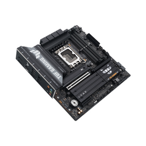 Asus TUF GAMING B860M-PLUS Motherboard, LGA 1851 Socket, micro-ATX Form Factor, DDR5 Ram, PCIe 5.0 With SafeSlot Core+, HDMI, DisplayPort, Thunderbolt 4, Realtek 2.5Gb Ethernet With TUF LANGuard, Aura Sync, 1 Year Warranty | 90MB1JW0-M0EAY0