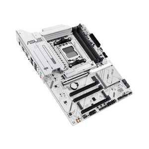Asus X870 MAX GAMING WiFi Motherboard, AM5 Socket, ATX Form Factor, DDR5 Ram, PCIe 5.0 With SafeSlot Core+, Wi-Fi 7, Bluetooth v5.4, HDMI, Thunderbolt 4, Intel 2.5Gb Ethernet With Asus LANGuard, Aura Sync, White, 1 Year Warranty | 90MB1LZ0-M0EAY0