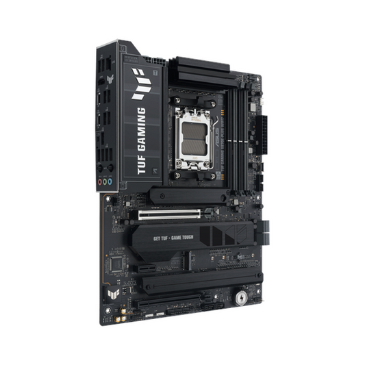 Asus TUF GAMING X870E-PLUS WiFi Motherboard, AM5 Socket, ATX Form Factor, DDR5 Ram, PCIe 5.0 With SafeSlot Core+, Wi-Fi 7, Bluetooth v5.4, HDMI, Thunderbolt 4, Realtek 2.5Gb Ethernet With TUF LANGuard, Aura Sync, 1 Year Warranty | 90MB1M70-M0EAY0