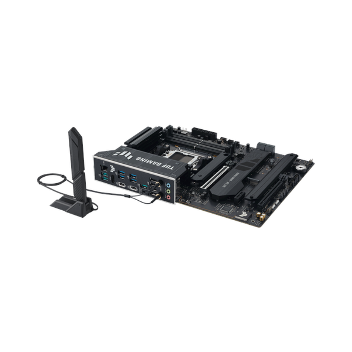 Asus TUF GAMING X870E-PLUS WiFi Motherboard, AM5 Socket, ATX Form Factor, DDR5 Ram, PCIe 5.0 With SafeSlot Core+, Wi-Fi 7, Bluetooth v5.4, HDMI, Thunderbolt 4, Realtek 2.5Gb Ethernet With TUF LANGuard, Aura Sync, 1 Year Warranty | 90MB1M70-M0EAY0