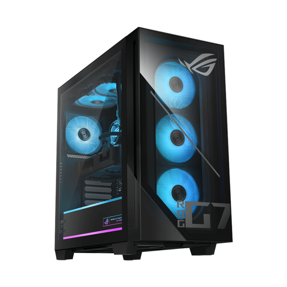 Asus ROG Strix Tower Desktop PC, Intel Core Ultra 7-265F Processor, 32GB RAM, 1TB SSD, 16GB Nvidia RTX 5070Ti Graphics, Liquid Cooler, RGB Gaming Keyboard & Mouse Included, Windows 11 Home, 2 Year Warranty | G700TF-07265F327W-R