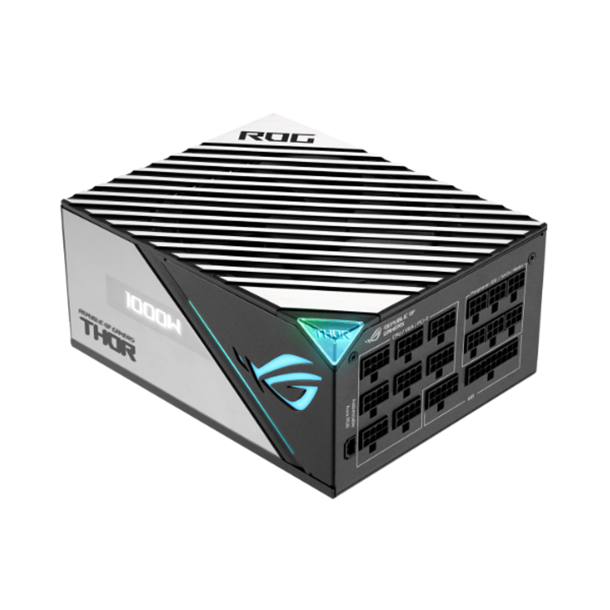 Asus ROG Thor 80 Plus Platinum II Power Supply, 1000W, Fully Modular, ATX, OLED Display, 1 Year Warranty | 90YE00L4-B0NA00