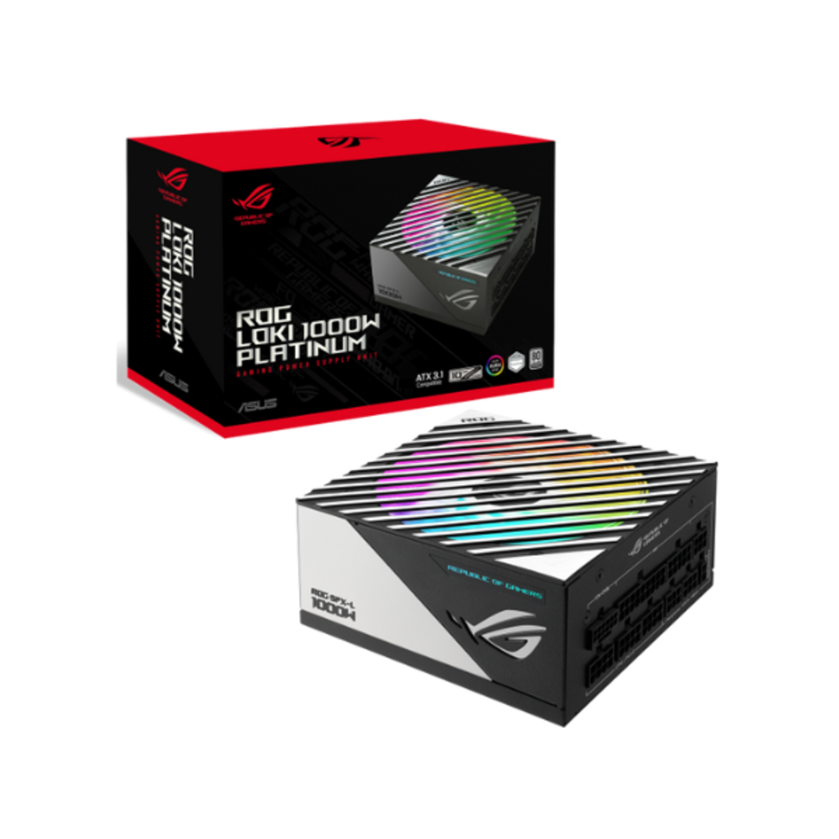 Asus ROG LOKI SFX-L 80 Plus Platinum Power Supply, 1000W, Fully Modular, ATX, 1 Year Warranty | 90YE00N1-B0NA00