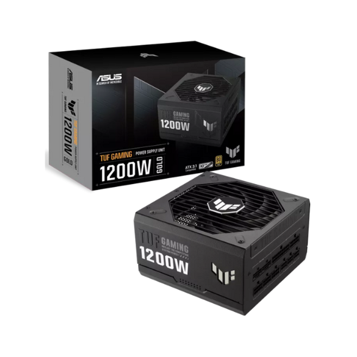 Asus TUF Gaming 80 Plus Gold Power Supply, 1200W, Fully Modular, ATX, 1 Year Warranty | 90YE00S0-B0NA00
