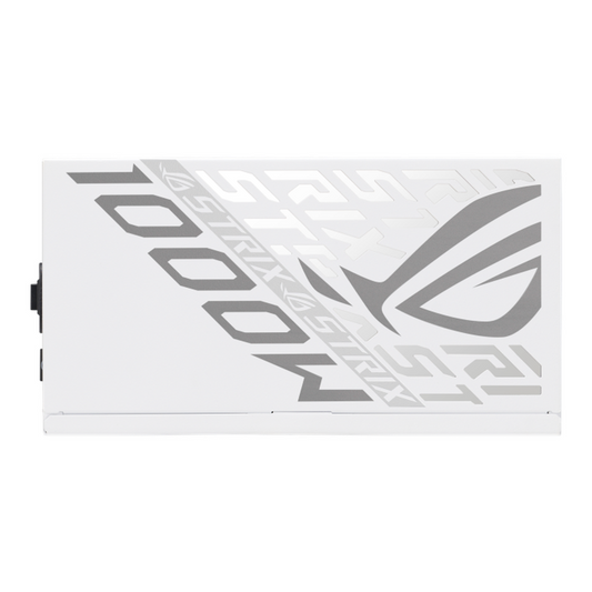 Asus ROG Strix 80 Plus Platinum Power Supply, 1000W, Fully Modular, ATX, PCIe 5.1 Ready, 0dB Technology, White, 1 Year Warranty | 90YE00W4-B0NA00