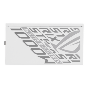 Asus ROG Strix 80 Plus Platinum Power Supply, 1000W, Fully Modular, ATX, PCIe 5.1 Ready, 0dB Technology, White, 1 Year Warranty | 90YE00W4-B0NA00