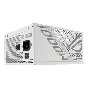 Asus ROG Strix 80 Plus Platinum Power Supply, 1000W, Fully Modular, ATX, PCIe 5.1 Ready, 0dB Technology, White, 1 Year Warranty | 90YE00W4-B0NA00