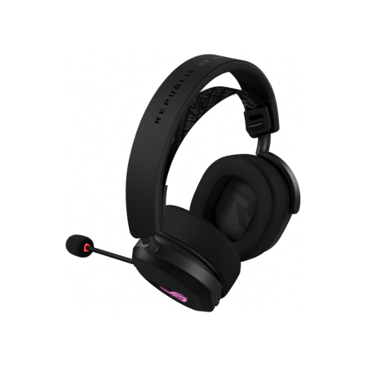 Asus ROG Pelta Wireless Tri-mode RGB Gaming Headset, Ergonomic, Lightweight Design, Black, 1 Year Warranty | 90YH0410-BHUA00