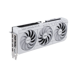 Asus PRIME GeForce RTX 5070 OC Edition Graphics Card, GDDR7 12GB 192-bit Memory, HDMI 2.1b & DP 2.1b Outputs, PCI Express 5.0, 2587 MHz Core Clock, 28 Gbps Memory Clock, SFF Compatible, White, 1 Year Warranty | 90YV0M19-M0NA00