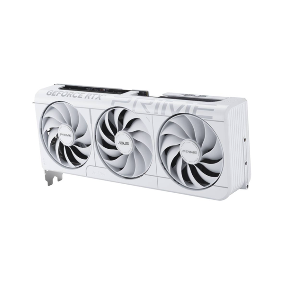 Asus PRIME GeForce RTX 5070 OC Edition Graphics Card, GDDR7 12GB 192-bit Memory, HDMI 2.1b & DP 2.1b Outputs, PCI Express 5.0, 2587 MHz Core Clock, 28 Gbps Memory Clock, SFF Compatible, White, 1 Year Warranty | 90YV0M19-M0NA00