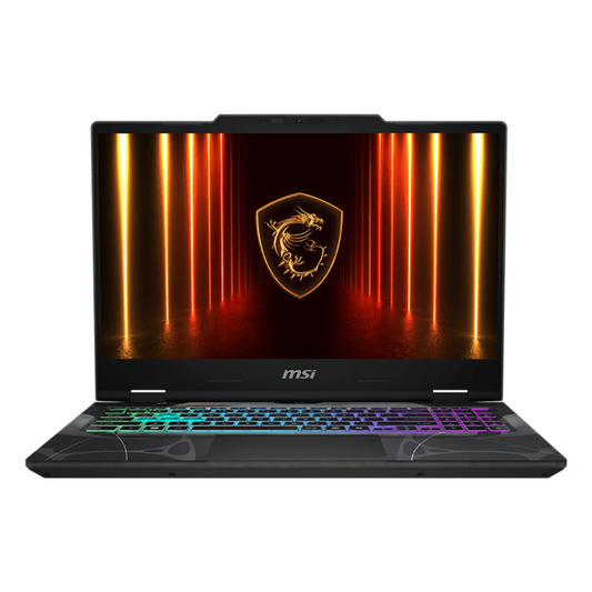 MSI Cyborg 15 B2RWFKG Gaming Laptop, Intel Core 7 240H Processor, 16GB RAM, 1TB SSD, 8GB Nvidia RTX 5060 Graphics, 15.6" FHD 144Hz Display, Windows 11 Home, 4-Zone RGB English & Arabic Gaming Keyboard, 2 Year Warranty | 9S7-15Q342-274