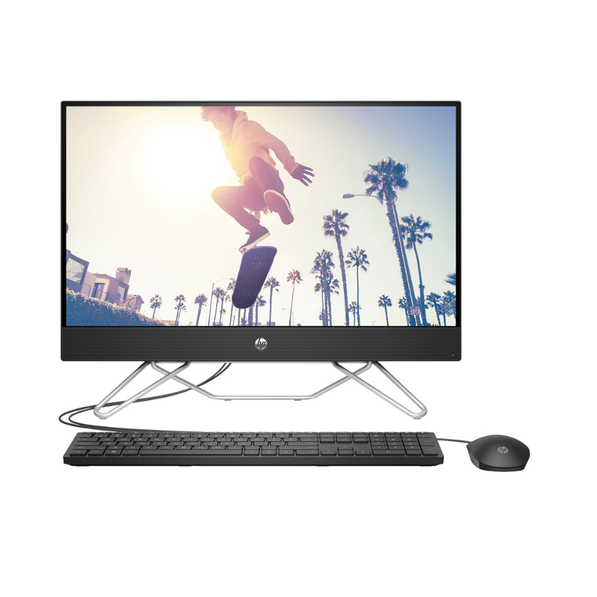 HP 24-cb1472nh All-in-One Desktop â€“ Intel Core i5-1235U Processor, 8 GB RAM, 512 GB SSD, 23.8" (1920 x 1080) FHD Display, DOS, Jet black, English Keyboard, 1 Year Warranty | A7DA8EA