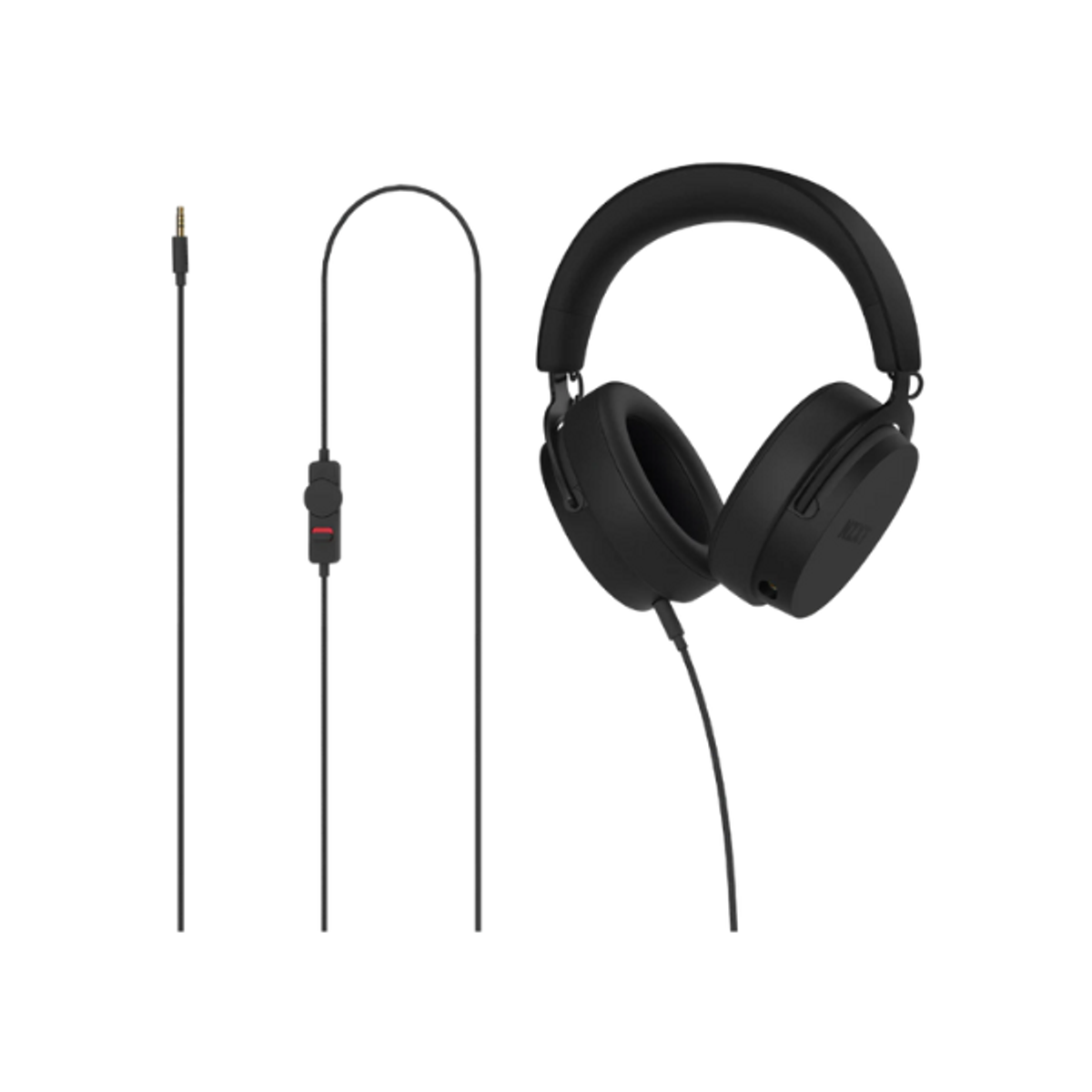 NZXT Relay Hi-Res Certified Wired Gaming Headset, Cable Length: 2m, Black, 1 Year Warranty | AP-WCB40-B2