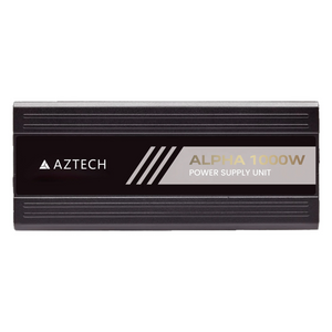AZTECH Alpha 80 Plus Gold Power Supply, 1000W, Fully Modular, ATX, Black, 1 Year Warranty | AZTECH-ALPHA-1000W