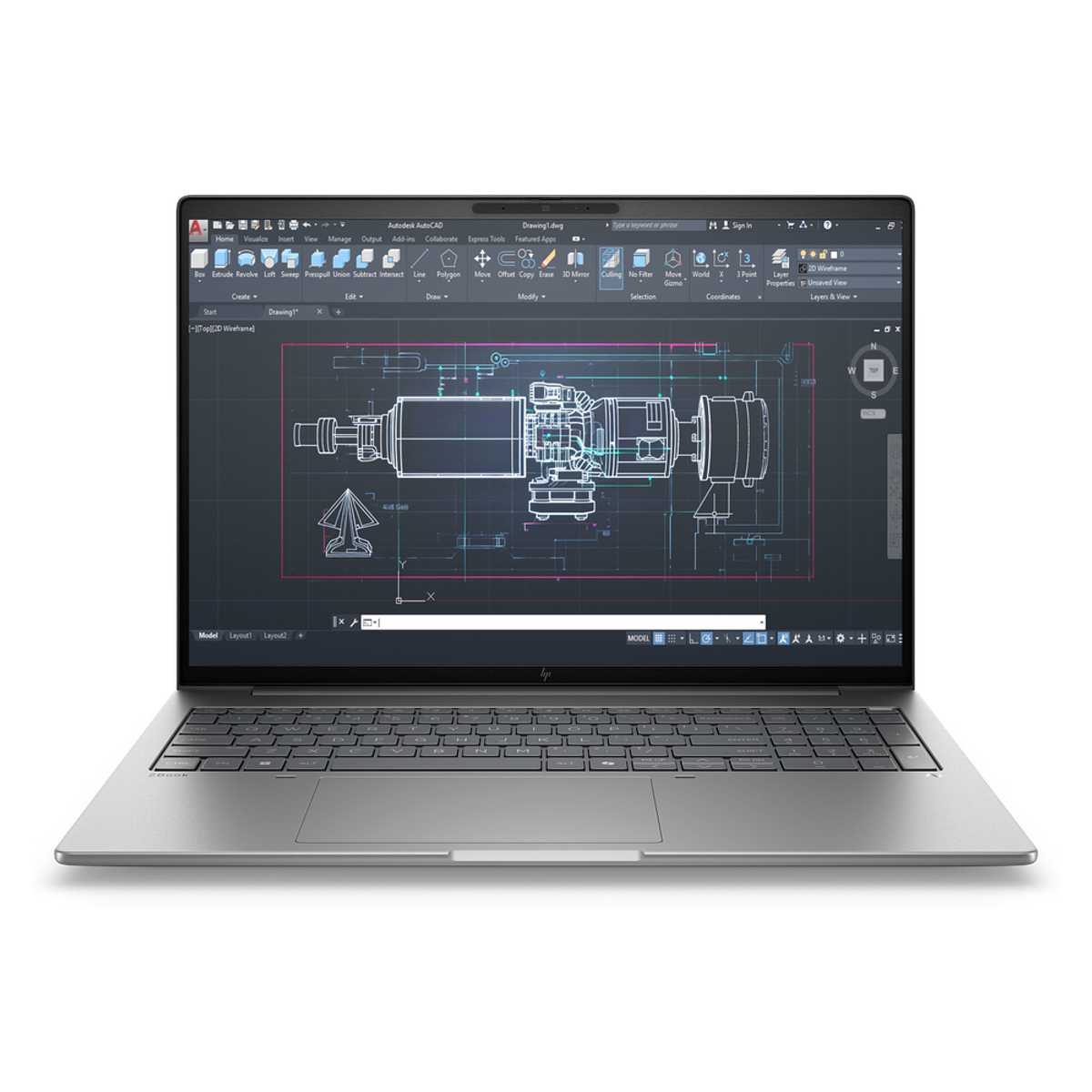 Hp ZBook 8 G1i Laptop, Intel Core Ultra 7 255H Processor, 16GB RAM, 1TB SSD, 4GB Nvidia RTX 500 Ada Graphics, 16" WUXGA Display, Windows 11 Pro, English & Arabic Backlit Keyboard, 1 Year Warranty | B30KZES