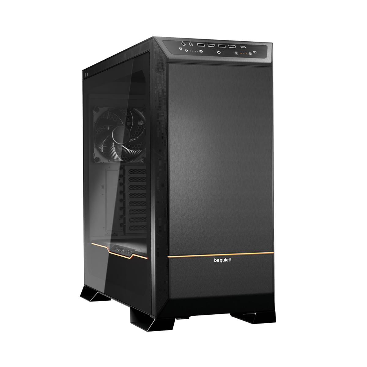BE QUIET! Dark Base Pro 901 E-ATX PC Case, Tempered glass Side Panel, Touch-sensitive I/O panel, 3 x Silent Wings 4 PWM fans, Full Size GPU Support, USB 3.2 Gen 2, Black, 1 Year Warranty | BGW50