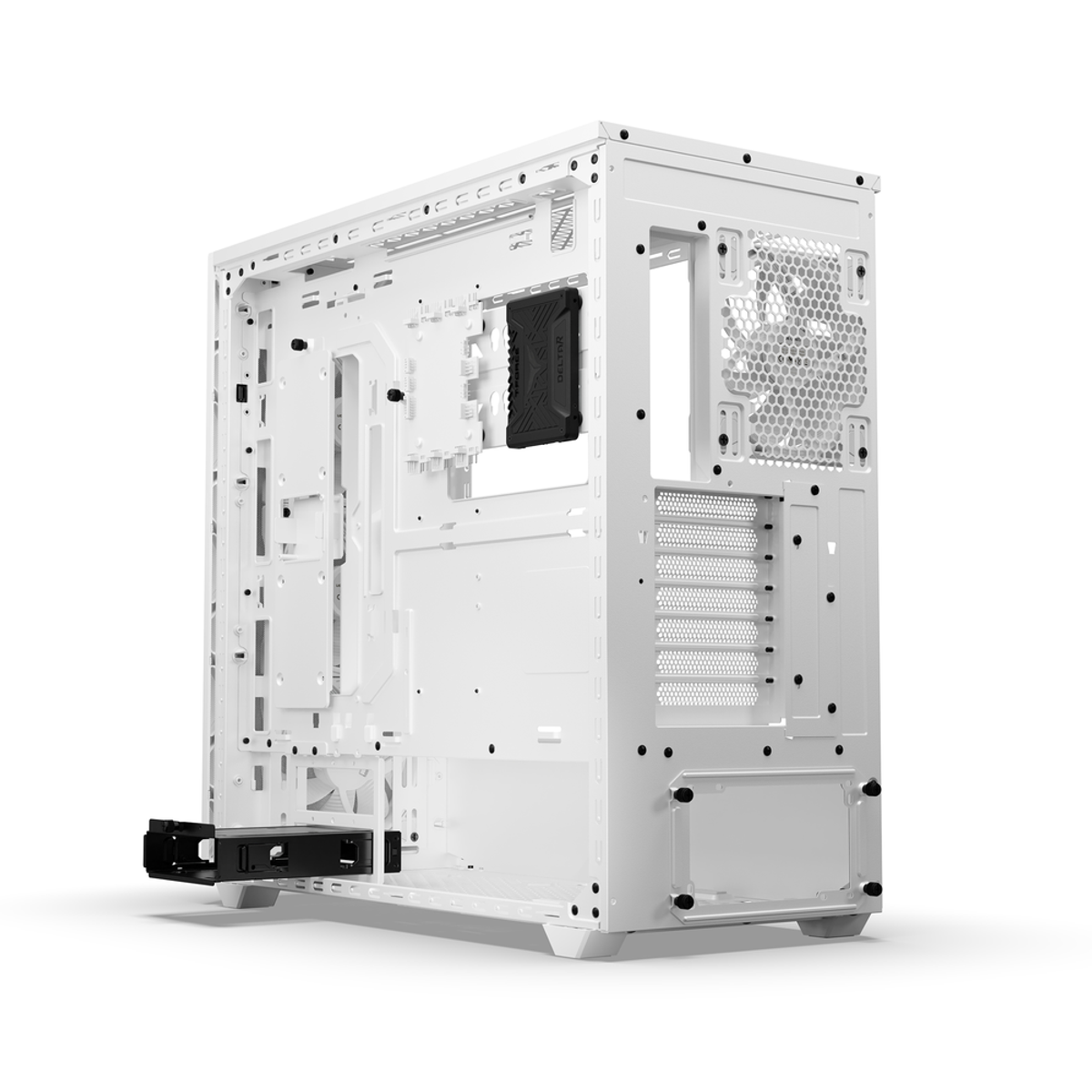 BE QUIET! Shadow Base 800 FX E-ATX PC Case, Tempered glass Side Panel, 4 x Silent Wings Fans with PWM and ARGB Hub, Full Size GPU Support, USB 3.2 Gen 2, White, 1 Year Warranty | BGW64