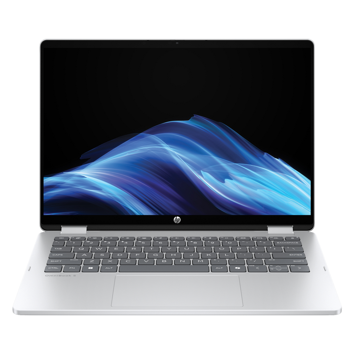 HP OmniBook 5 Flip 2-in-1 Laptop, Intel Core 7 150U Processor, 16GB RAM, 512GB SSD, 14" 2K Touch Display, Windows 11 Home, Backlit English & Arabic Keyboard, 1 Year Warranty | C2BE0EA