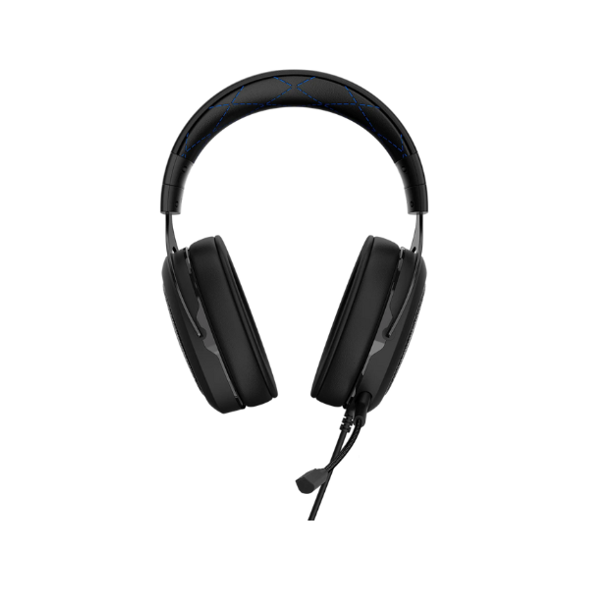 Corsair HS50 Stereo Gaming Headset, Cable Length:1.8m, Blue, 1 Year Warranty | CA-9011172-NA