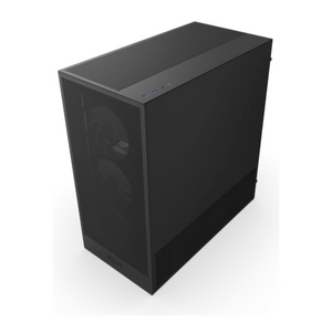 NZXT H5 Flow RGB ATX Mid-Tower Airflow Case, Dark Tinted Tempered Glass Side Window, F360 RGB Core & F120Q (CV) Fan Included, Full-Size GPU Support, USB 3.2 Gen2x2, Tool-Free Access, Black, 1 Year Warranty | CC-H52FB-R1