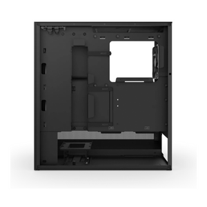 NZXT H5 Flow RGB ATX Mid-Tower Airflow Case, Dark Tinted Tempered Glass Side Window, F360 RGB Core & F120Q (CV) Fan Included, Full-Size GPU Support, USB 3.2 Gen2x2, Tool-Free Access, Black, 1 Year Warranty | CC-H52FB-R1