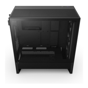 NZXT H5 Flow RGB ATX Mid-Tower Airflow Case, Dark Tinted Tempered Glass Side Window, F360 RGB Core & F120Q (CV) Fan Included, Full-Size GPU Support, USB 3.2 Gen2x2, Tool-Free Access, Black, 1 Year Warranty | CC-H52FB-R1