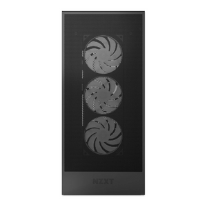 NZXT H7 Flow RGB ATX Mid-Tower Airflow Case, Dark Tinted Tempered Glass Side Window, F360 RGB Core Fan Included, Full-Size GPU Support, USB 3.2 Gen2x2, Tool-Free Access, Black, 1 Year Warranty | CM-H72FB-R1