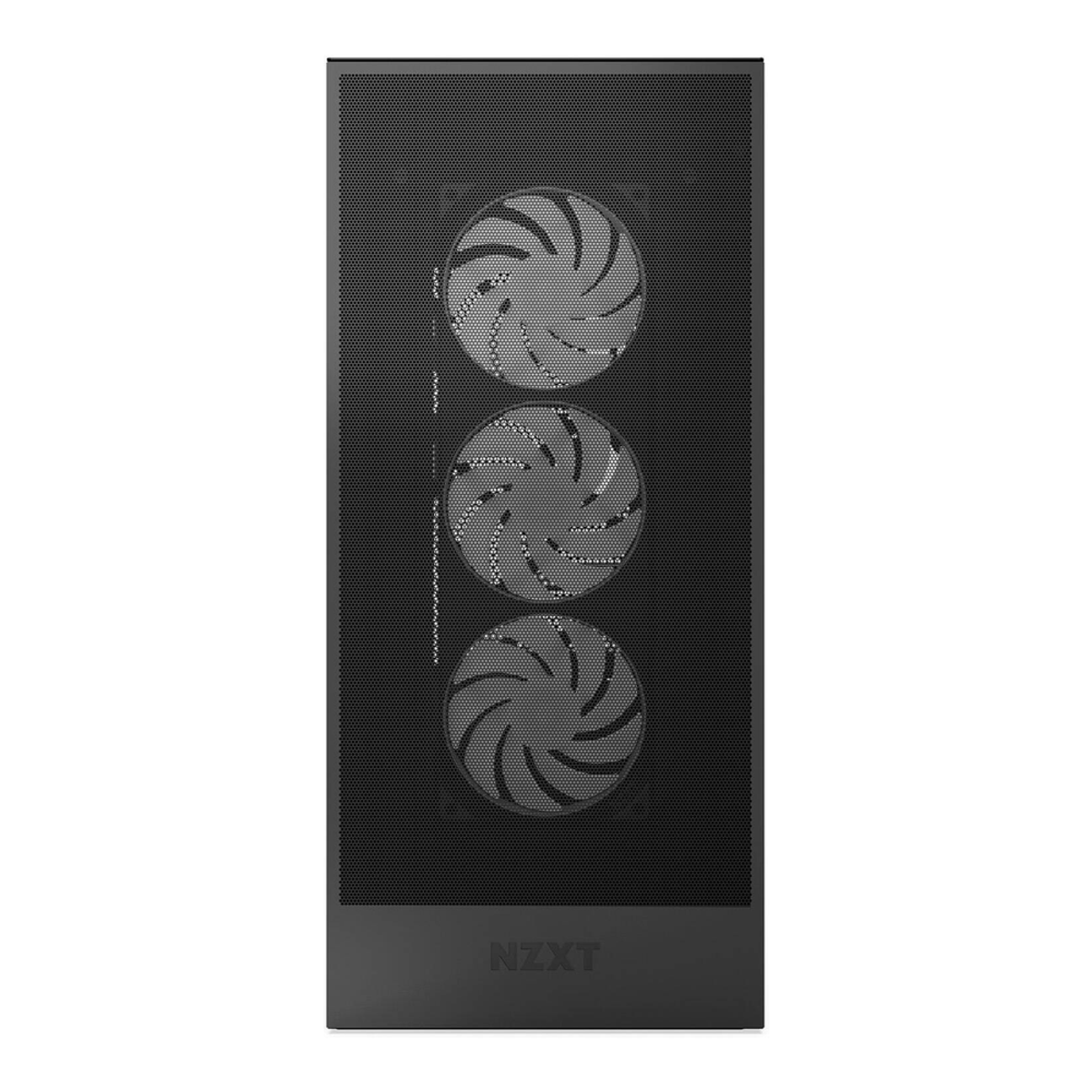 NZXT H7 Flow RGB ATX Mid-Tower Airflow Case, Dark Tinted Tempered Glass Side Window, F360 RGB Core Fan Included, Full-Size GPU Support, USB 3.2 Gen2x2, Tool-Free Access, Black, 1 Year Warranty | CM-H72FB-R1