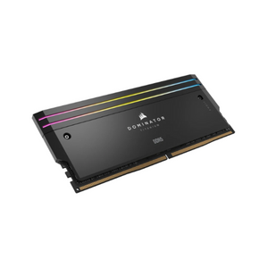 Corsair Dominator Titanium RGB Memory Kit, 32GB (2x16GB), DDR5 DRAM, 6400 MT/s, CL-32, Black, 1 Year Warranty | CMP32GX5M2B6400C32